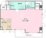 グレンパーク神楽坂 203 間取り図