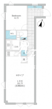ユーレジデンス音羽 401 間取り図