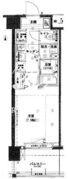ハーモニーレジデンス森下ステーションフロント 1104 間取り図
