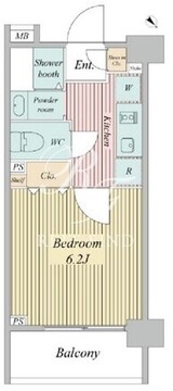 エコロジー都立大学レジデンス 525 間取り図