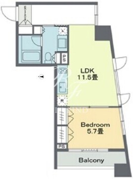 ベルファース戸越スタティオ 1002 間取り図