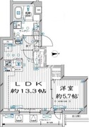 レガリス蒲田 206 間取り図