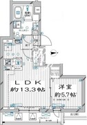 レガリス蒲田 506 間取り図