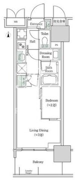ブルックサイドレジデンス木場 218 間取り図