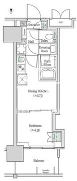 ブルックサイドレジデンス木場 932 間取り図
