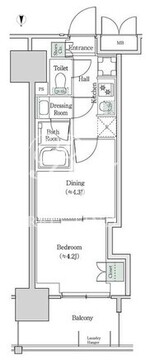 ブルックサイドレジデンス木場 830 間取り図