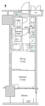 ブルックサイドレジデンス木場 334 間取り図