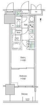 ブルックサイドレジデンス木場 330 間取り図
