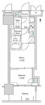 ブルックサイドレジデンス木場 332 間取り図