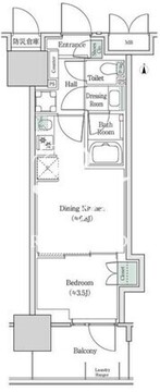 ブルックサイドレジデンス木場 322 間取り図
