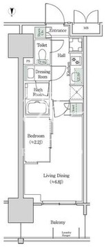 ブルックサイドレジデンス木場 835 間取り図