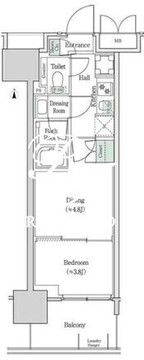 ブルックサイドレジデンス木場 820 間取り図