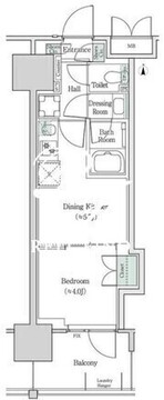 ブルックサイドレジデンス木場 814 間取り図