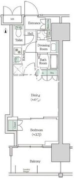 ブルックサイドレジデンス木場 909 間取り図