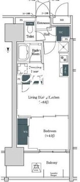 ブルックサイドレジデンス木場 839 間取り図