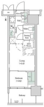 ブルックサイドレジデンス木場 819 間取り図