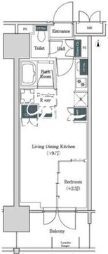ブルックサイドレジデンス木場 810 間取り図
