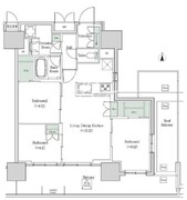 ブルックサイドレジデンス木場 822 間取り図