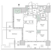 ブルックサイドレジデンス木場 823 間取り図