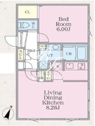 グランパセオ明大前2 101 間取り図