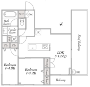 ルミーク雪谷 403 間取り図
