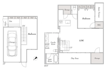 ルミーク雪谷 101 間取り図