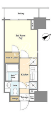 ラティエラ板橋 203 間取り図
