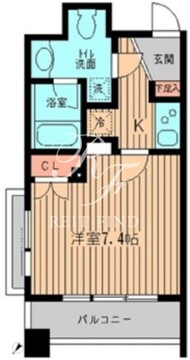 KDXレジデンス神楽坂 705 間取り図