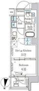パークアクシス吾妻橋 301 間取り図