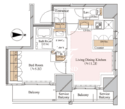 ブランシエスタ白山 405 間取り図