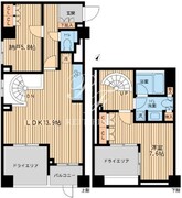 レジデンス三宿 106 間取り図