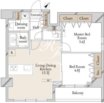 SPコート尾久ノース 1002 間取り図
