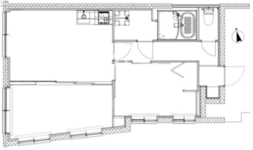 ジェノヴィア大山 204 間取り図