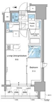 ルフォンプログレ本郷三丁目 503 間取り図