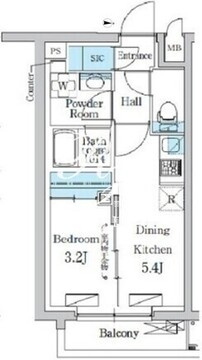 デュオフラッツ千歳船橋 205 間取り図