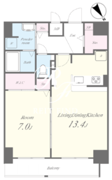 ティーエスワン 602 間取り図