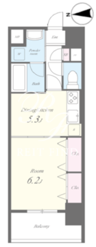 瑞穂フラッツ 203 間取り図