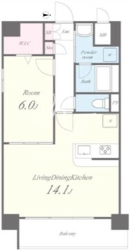 ウェルスコート錦糸町 502 間取り図