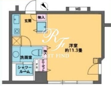 カスタリア水天宮2 403 間取り図