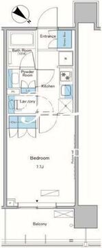 ルフォンプログレ滝野川 603 間取り図