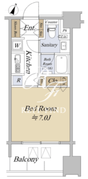 アクシルコート日本橋本町 511 間取り図