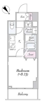 ロイジェント志村坂上 413 間取り図