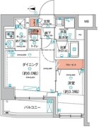 ハーモニーレジデンス東京羽田スカイブリッジ 503 間取り図