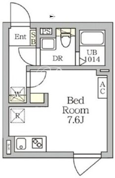 Ａｇｌａｉａ新宿西落合 206 間取り図