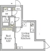 Ａｇｌａｉａ新宿西落合 404 間取り図