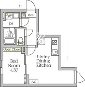 Ａｇｌａｉａ新宿西落合 305 間取り図