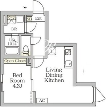 Ａｇｌａｉａ新宿西落合 305 間取り図