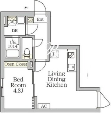 Ａｇｌａｉａ新宿西落合 205 間取り図