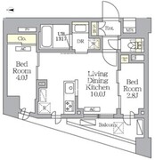 NOGATA RESIDENCE 505 間取り図