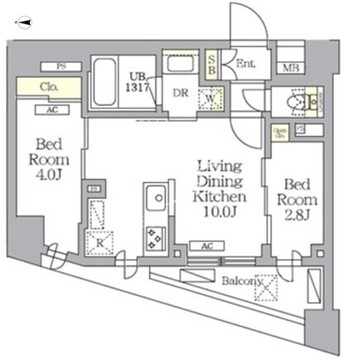 NOGATA RESIDENCE 505 間取り図